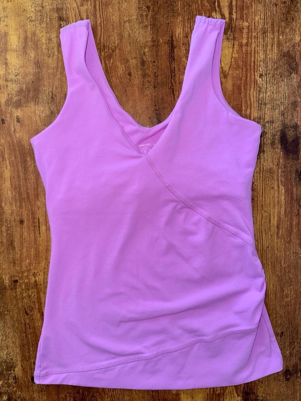Beyond Yoga Lavender Scoop V-Neck Tank Top